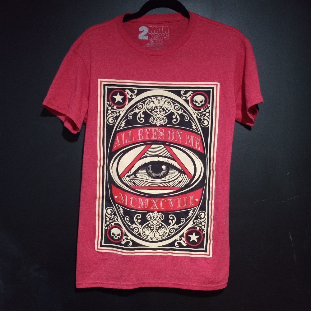 All Eyes On Me Short Sleeve T-Shirt By 2 Monkeys